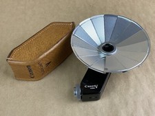 Canon Flash Unit Model V For Canon RF W/ Original Leather Case