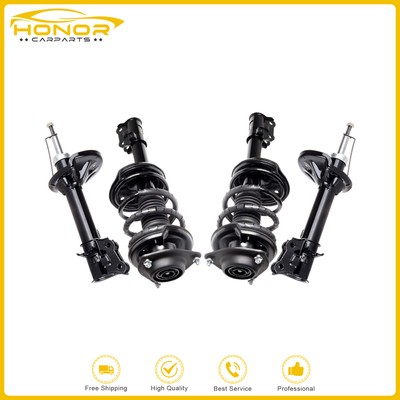 Fits Hyundai Elantra 2000-06 Front Rear Complete Struts Shocks w/ Coil Springs