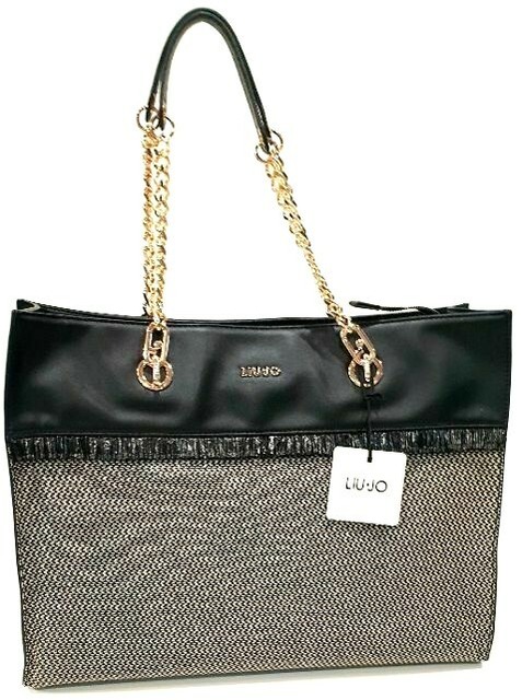 Borsa Donna Liu Jo Shopping Bag L Tote Nero Multi Na0058 120 | Acquisti  Online su eBay