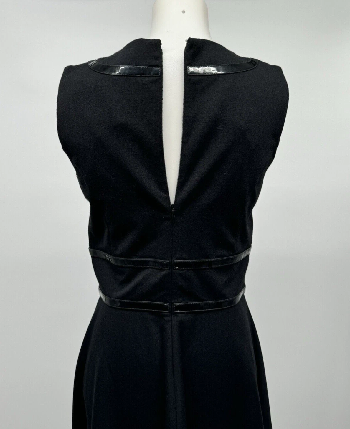 Mini Abito Michael Kors Taglia 4 Nero Senza Maniche Data Notte Stravagante Designer