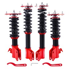 Coilovers 24 Click Damper Suspension Lowering Kit For Subaru Impreza Wrx 02-07