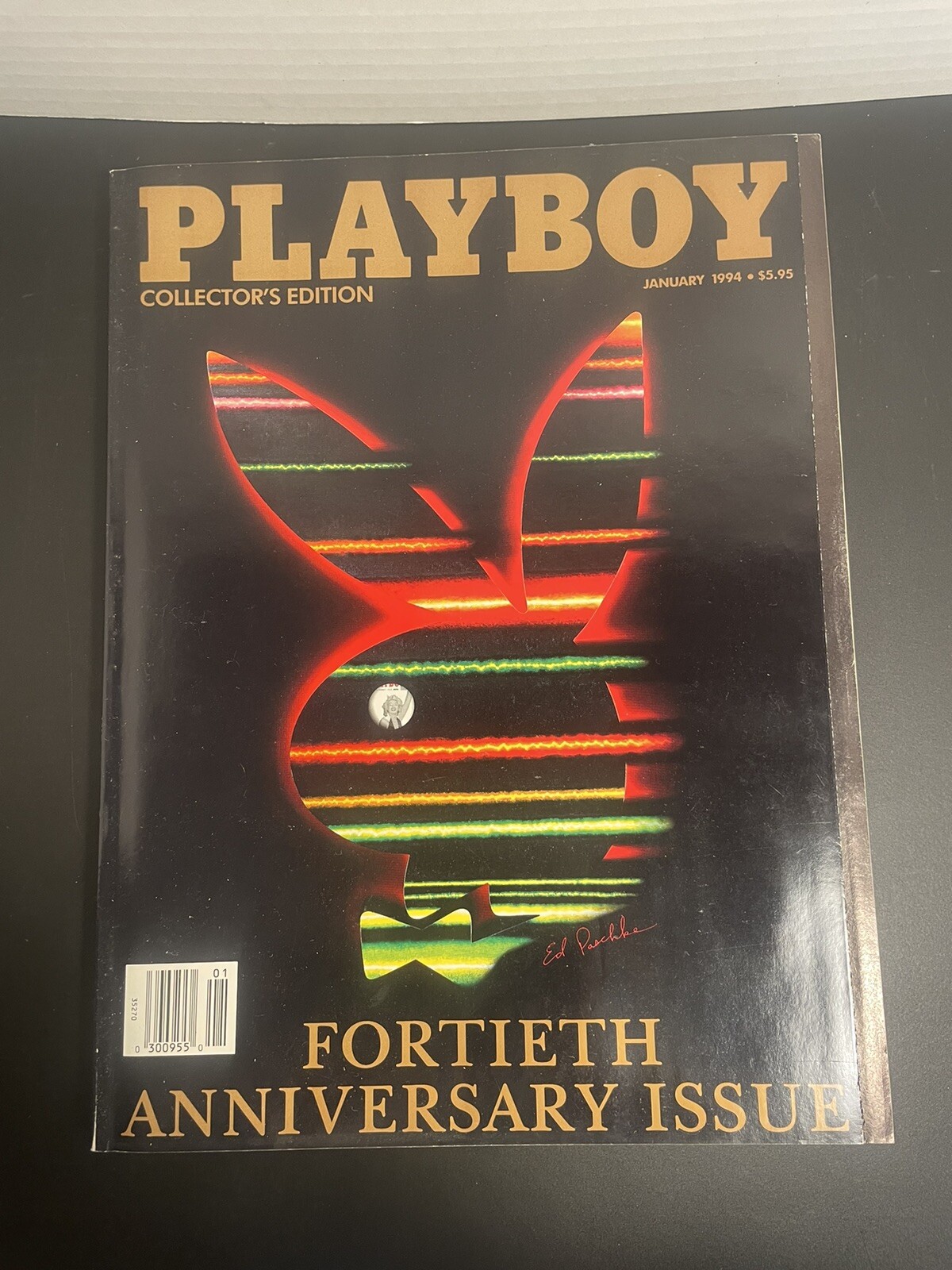 Playboy Magazine January 1994 40th Anniversary.  David Letterman interview
