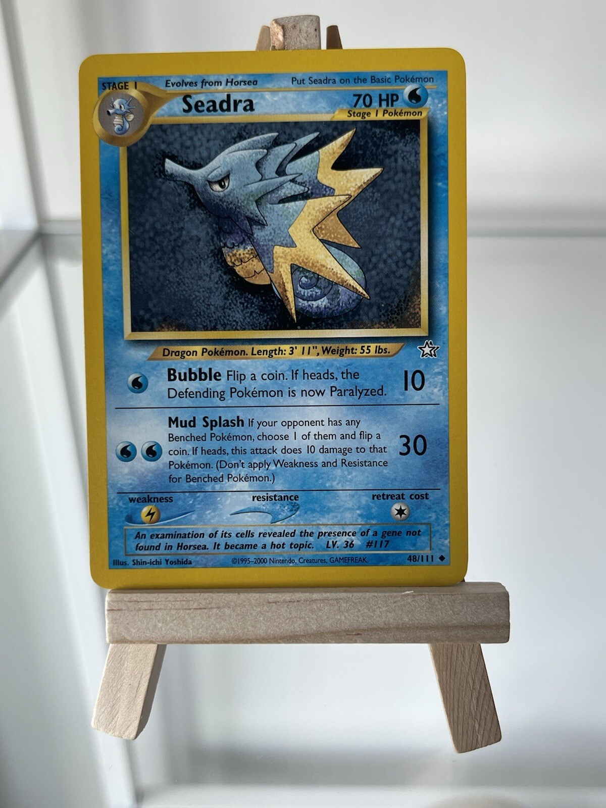 Pokémon Seadra 48/111 N1 Neo Genesis Unlimited LP/NM