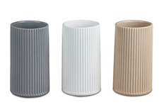 Formano Vase Blumenvase Tischvase RELIEF rund ca. 20 cm hoch Keramik 766366