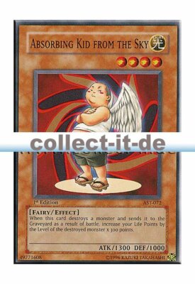 Yugioh - AST-072 - Absorbing Kid from the Sky - 1. Edition englisch