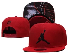 Jordan Chicago Bulls Red  Brim Classic Snap Back Cap / Hat