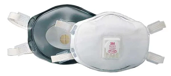 1- NEW! 3M 8293 P100 Particulate Respirator Face Mask Cool Flow Exhalation Valve - Image 4 of 4