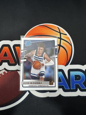 Jayden McDaniels RC 2020-21 Donruss Rated Rookie #239 Minnesota Timberwolves