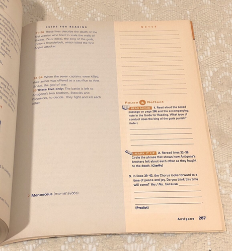 The InterActive Reader -Language of Literature, Grade 10 - 2000 Paperback Book - Picture 17 of 18