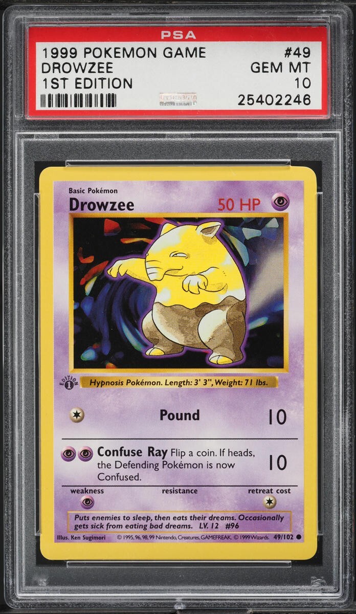 【PSA9】ラッキー 英語1999 シャドーレス shadow less 1999 Pokemon Base Set Steve Aoki Shadowless Holo Charizard