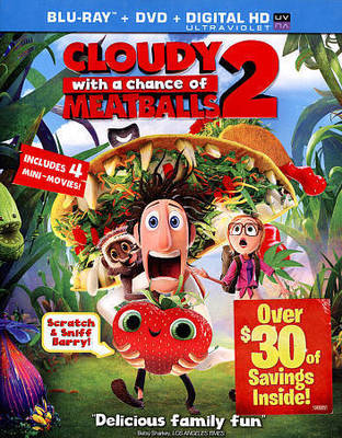 Cloudy with a Chance of Meatballs 2 (Two Disc Combo: Blu-ray / DVD + UV copy)NEW
