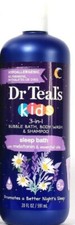 1 Bottles Dr Teal's 20 Oz Kids 3 In 1 Sleep Bubble Bath Body Wash  Shampoo