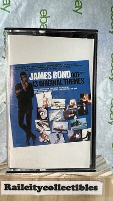 James Bond 007 13 Original Themes Soundtrack Cassette Tape (1983)