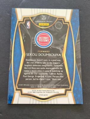 2020-21 Panini Select Premier Level Silver Prizm #107 Sekou