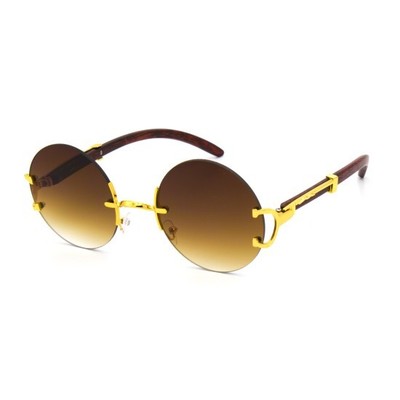 Gafas Lentes De Moda Para Humbres Nuevo Sunglasses for Men Hip Hop Rimless Style