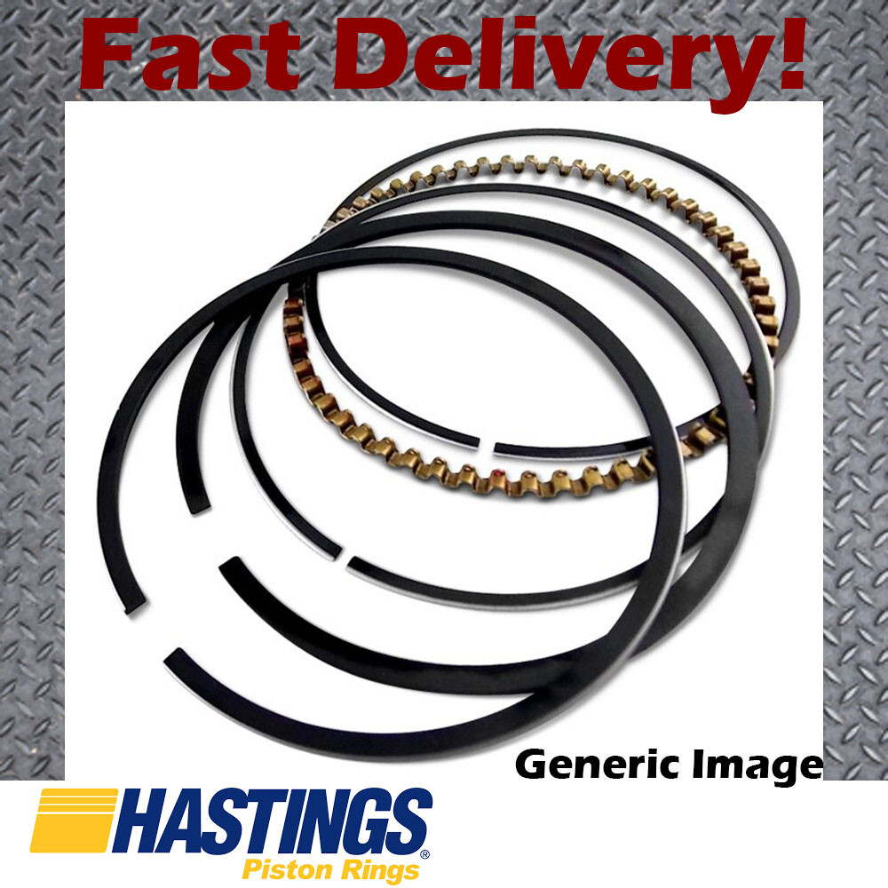 Hastings Piston Rings Cast STD for Ford 250 Alloy X-Flow Cortina Fairlane Falcon