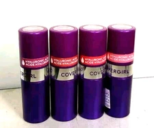 4 CoverGirl Simply Ageless Moisture Renew Core Lipstick #270, 310, 330, 350