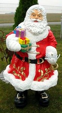 WEIHNACHTSMANN fast lebensgroß Deko Garten Figur NIKOLAUS WEIHNACHTEN ADVENT