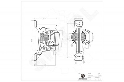 Rechte Motorlagerung Ford C-Max II Focus C-Max Focus II III Tourneo Transit 1930