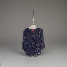 Elle Women Blouse Size 3x Plus Size Beautiful Floral Pattern W/ Cami