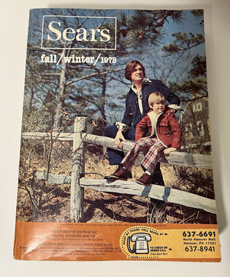 #ad Sears Catalog 1975 Fall Winter Vintage 1491 Pages Merchandise Of The 1970#x27;s $22.50