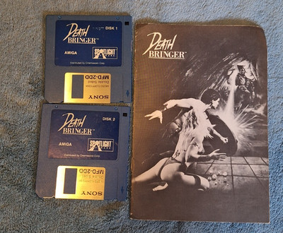 Death Bringer Spotlight Software w/ Manual 3.5'' Commodore Amiga
