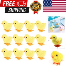 12PCS Wind Up Toys for Easter Chicken Party Favors, Wind-Up Jumping Cute Chic...