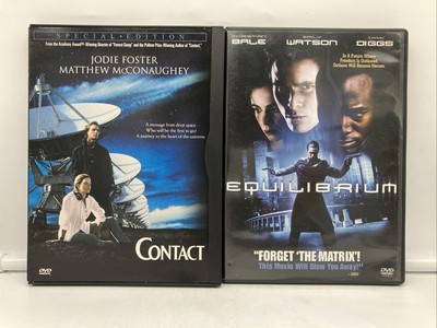 DVD Lot of 2: Contact & Equilibrium - Preloved - FREE SHIPPING