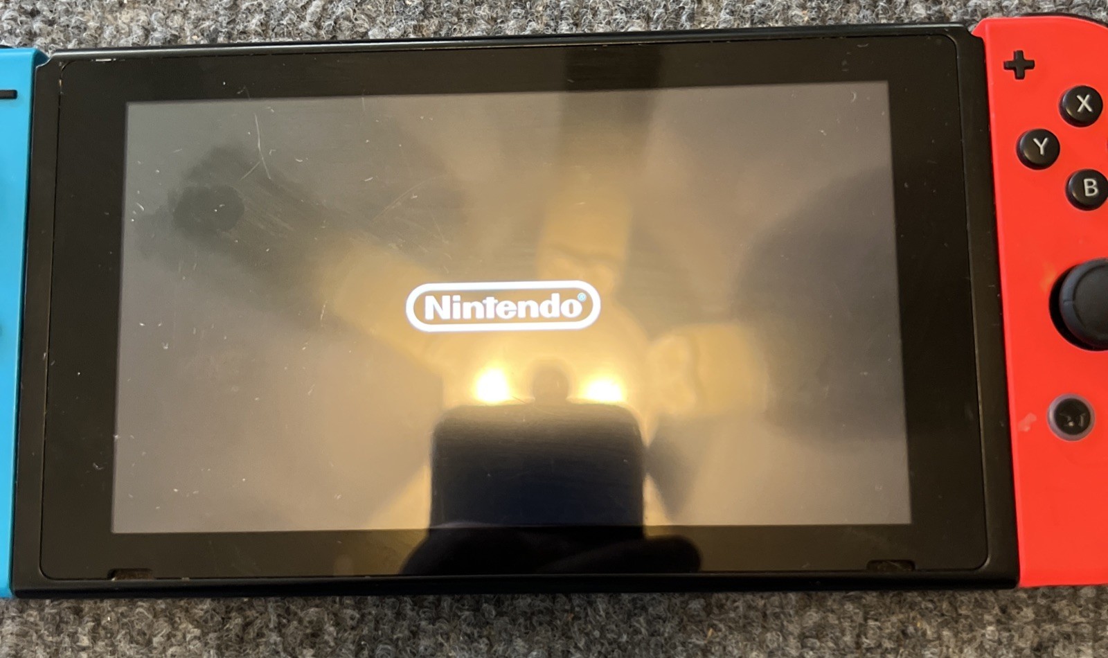 Nintendo Switch HAC-001(-01) Handheld Gaming Console Neon Blue/Red Joy Cons