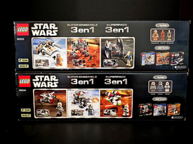 Lego Star Wars Set #66534 & #66533 3 in 1 sets 2015 New Factory Sealed