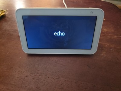 Amazon Echo H23K37 Smart Display Speaker White Working With Cord