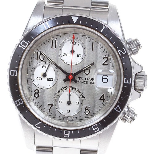TUDOR Prince Date Chrono Time 79270 Silver Dial Automatic Men