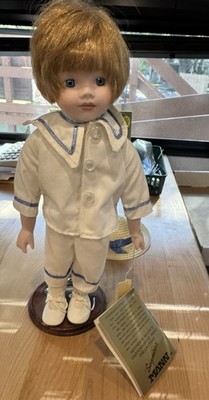 SEYMOUR MANN PATRICK LE CONNOISSEUR PORCELAIN DOLL 14'' SAILOR BOY