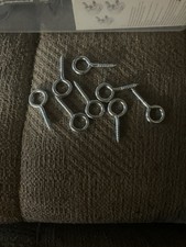 Screw In Eye Hooks Zink Plated 20 mm outside diameter 10 mm Inside Diameter8off