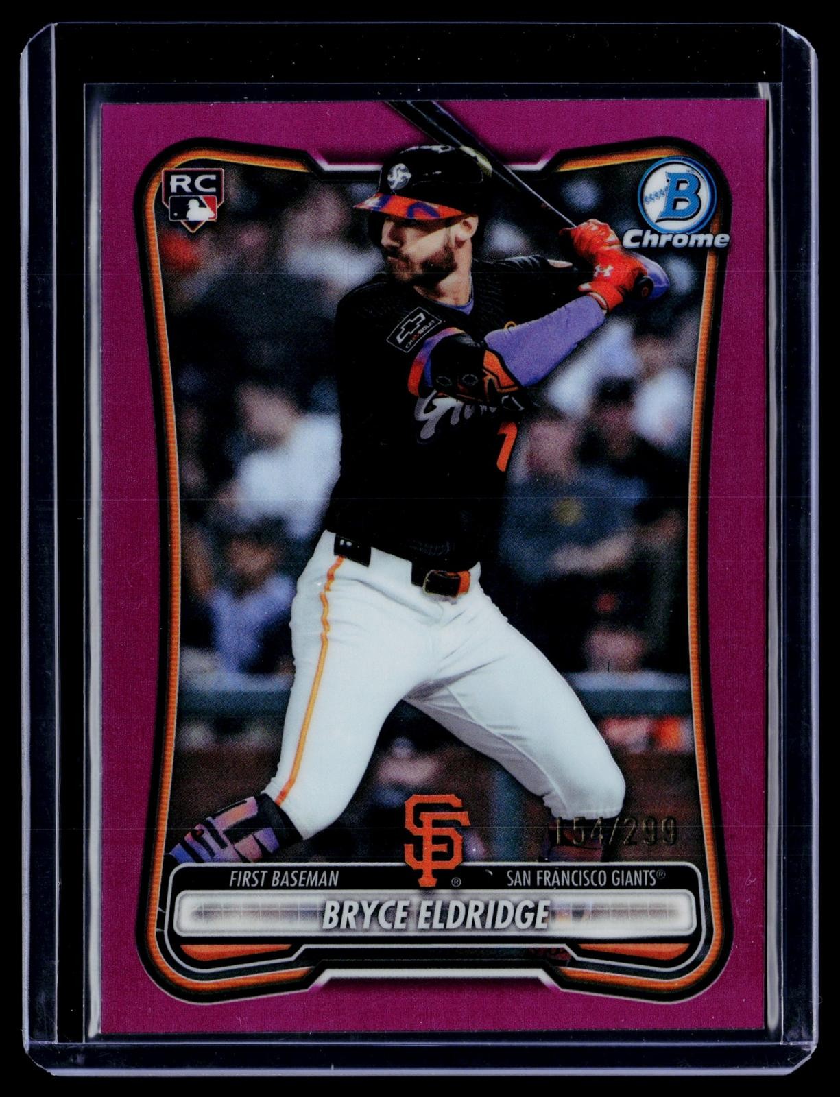 2026 Bowman Chrome #78 Bryce Eldridge Fuchsia Refractor #/299