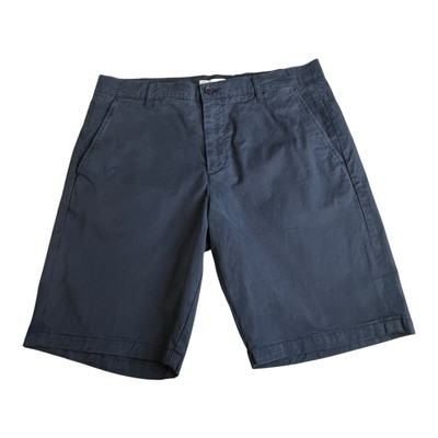 NN07 Navy Blue Mens Shorts Size 33 Zip Button Regular Fit 9'' Inseam Mid Rise