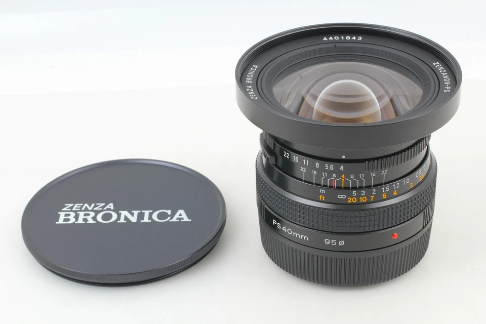 [Excelente COMO NUEVO] Lente de cámara Zenza Bronica Zenzanon PS 40 mm F/4 para SQ A Ai de JAPÓN Foto 2 de 4
