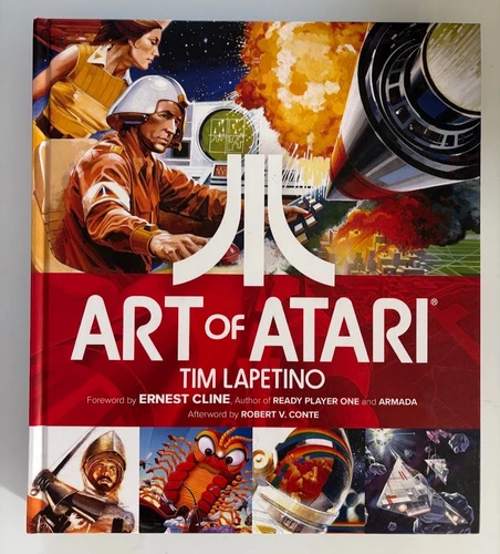 Art of Atari - by Tim Lapetino Vintage Retro Video Game Art History Book HC 2016