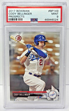 2017 Bowman Yankees Star - CODY BELLINGER Rookie RC Baseball Card PSA 9 MINT