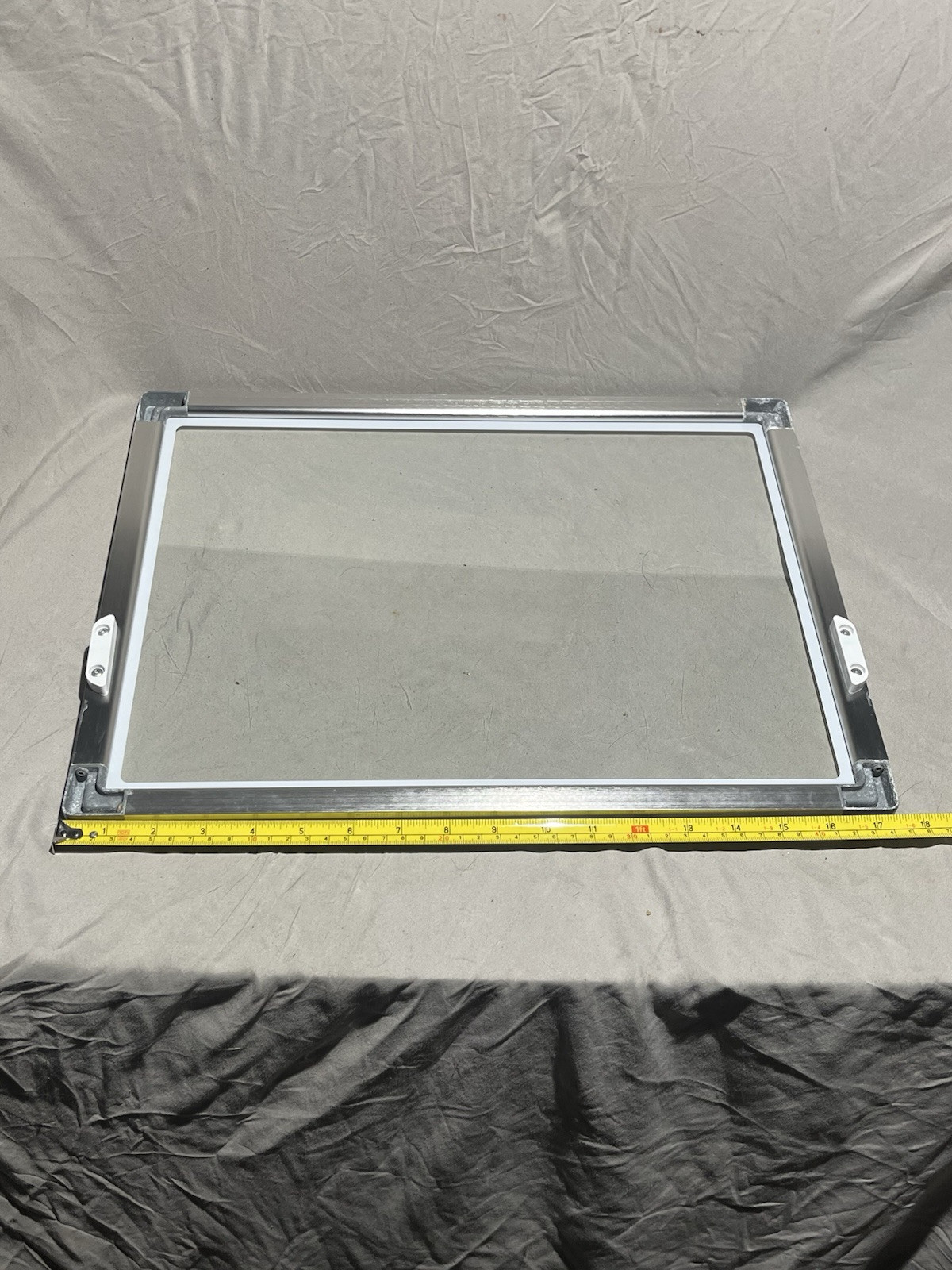 KitchenAid Fridge Shelf W10315568 17.5x13.5 Glass Metal Replacement