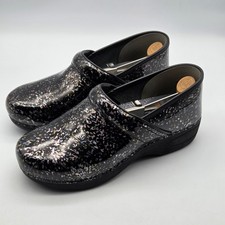 Dansko XP 2.0 Speckles Patent Leather Clogs Size 40 9.5 Comfort Nurse Workwear