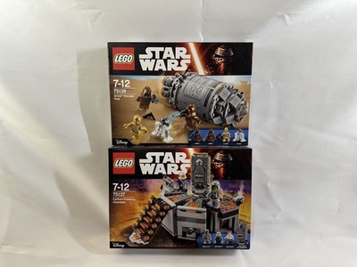 LEGO 75136 Droid Escape Pod and 75137 Carbon zing Chamber Star Wars Set