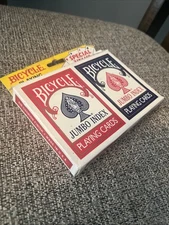 2 Pack Large Print Jumbo Playing Cards – Perfect for Family Game Nights & Fun
