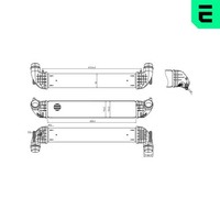 ERA LadeluftküHler 672122 FüR Opel Astra Sports Tourer B16 CNG Turbo