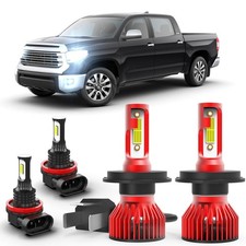 For 2014 2015 2016 2017 2018 2019 2020 2021 Toyota Tundra Fog Lights Bulbs Co...