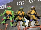 1988 TMNT Hard Head Figure Lot Leonardo Donatello Raphael All Complete