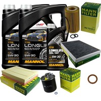 Inspektionspaket 11L Mannol Longlife 5W-30 FüR Mercedes 906 316 CDI 313 310 216