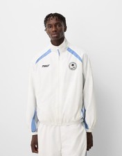 BERSHKA Between-season Mens White Sporty Pane...