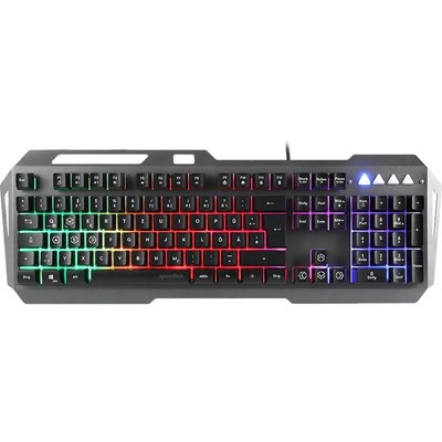 Speedlink Lunera Metal Rainbow Gaming-tastatur Grau, Schwarz SL-670006-BK (40273