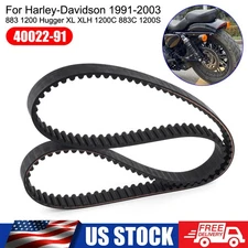 128T 1 1/8In Rear Drive Belt For 91-03 Harley Sportster 883 Hugger 1200#40022-91
